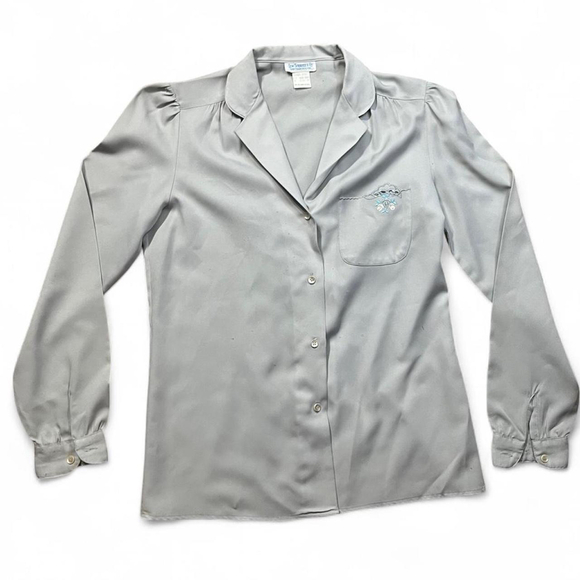 Levi's Tops - Vintage 1980s Levi Strauss Women’s Size 10 Button-Up Blouse Denim Shirt Retro